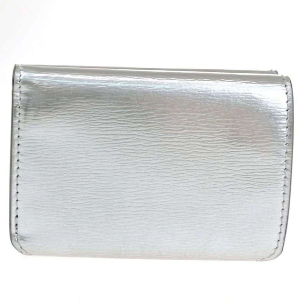 Balenciaga Compact Wallet Trifold Silver - Picture 2 of 15